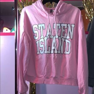 Pink hoodie